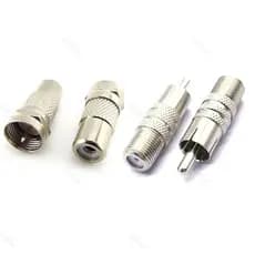 2/5/10 Pçs F Macho Fêmea RF TV plug Para RCA Jack Coaxial Adaptador AV Conector Conversor Cabo BR15B2