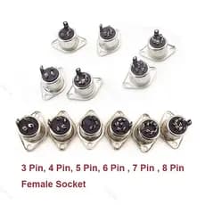 Plugue Para Teclado De Computador , 3P , 4P , 5P , 6P , 7P , 8P , DIN S , Conector Terminal Fêmea , Solda BR15B2
