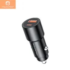 H'maston L09 Carregador Veicular turbo TIPO C + USB 45W Turbo Carregamento rápido PD 25W QC 3.0 20W