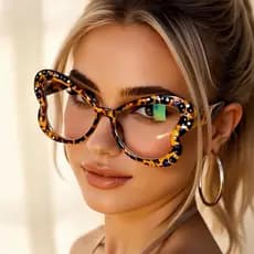 Óculos Leves Da Moda Feminina Estilo Retrô Europeu E Americano