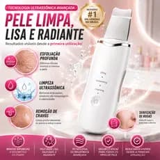 Aparelho Removedor De Cravos Peeling Facial Limpeza de Pele Profissional Espatula Antirrugas