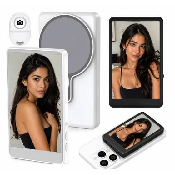 Tela Magnetica Para Celular Selfie Monitor Sem fio Gravação De Vlog