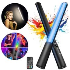Bastão LED RGB Profissional Video Maker Luz LED Colorido para Gravar Streaming Foto Vídeo