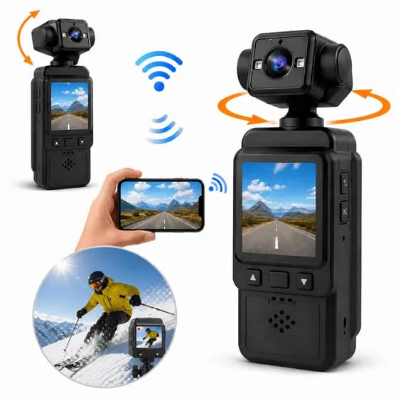 Camera de Ação Wi-Fi 1080p Esportiva Gravador Portatil