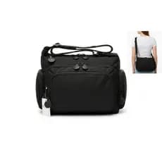 Bolsa Feminina Transversal Impermeável Nylon  Escola Trabalho Faculdade Academia Cores