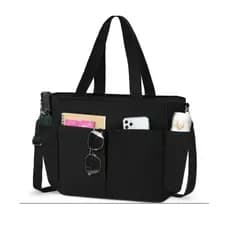 Bolsa Tote Nylon Impermeável Transversal Feminina Grande c/ Alça Ombro - Esporte, Trabalho, Passeio