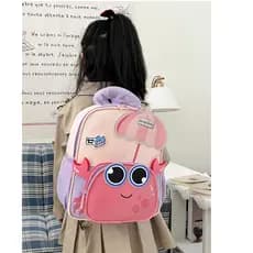 Novo Mochila Escolar Infantil De Desenho Caranguejo Para Creche Reforçado Estudante Idade 1 ano - 6 ano Modelo