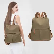 Mochila Feminina Antifurto 2026 | Leve e Grande Capacidade para Viagem | Tecido Náilon Oxford | Estilo Casual e Moderno