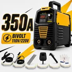 Máquina De Soldar Inversora 350A Automática 110v/220v IGBT Solda Elétrica Portátil Completa