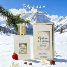 Perfume Feminino Luxury Velvet White 30ml EDP Original Floral Frutado Marcante Ideal Presente Namorada e Bolsa