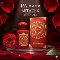 Perfume Feminino Rouge Lady 30ml EDP Original Oriental Gourmand Doce Baunilha Fragrância Marcante De Bolsa Sedutor