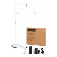 Luminária Profissional Meia Lua Branco Led Tomate Ring Light Extensão de Cilios Estética Original NF MLG-113