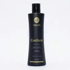 Shampoo Nutritivo Cachos OLLOR  Hidratação Definição e Controle de Frizz Cabelos Cacheados e Crespos