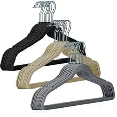 Kit 50 Cabides De Veludo Slim Antideslizante Ultrafinos.