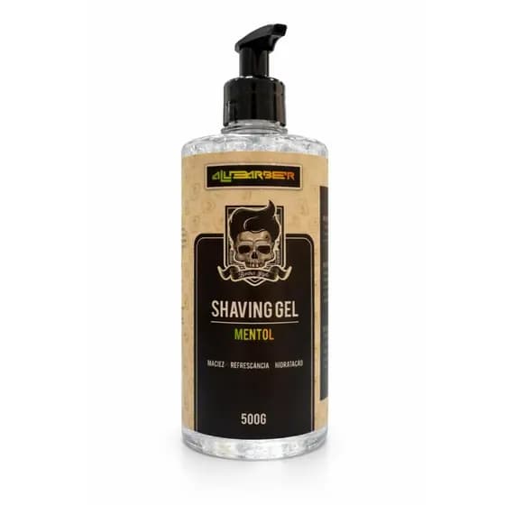 Shaving Gel Mentolado AllBarber 500g