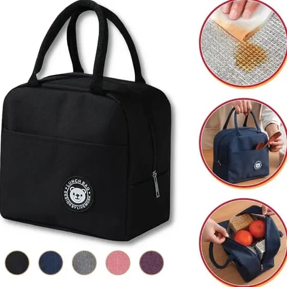 Bolsa Térmica Portátil Com Isolamento Térmico De Desenho Moda