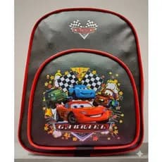 Mochila Infantil Carros Personalizada Gabriel Escolar Menino Relâmpago McQueen Disney Costas