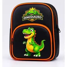Mochila Infantil Dinossauro Masculina Resistente Leve Creche Passeio Presente Menino