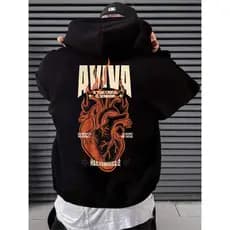 Blusa Moletom Canguru Plus Size Do P ao G5 Estampa Cristã Aviva Gospel Streetwea Confortável Envio Imediato