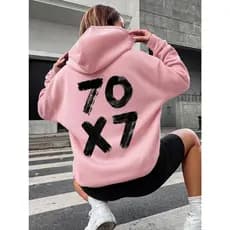 Blusa Moletom Do P ao G5 Plus Size Feminina 70x7 Cristão Streetwear Envio Imediato