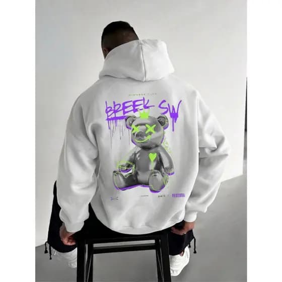 Moletom Blusa de Frio Unissex Do P ao G5 Plus Size Streetwear Confortavel Envio Imediato