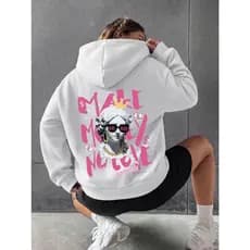 Blusa De Frio Moletom Canguru Feminino Plus Size P ao G5 Streetwear Envio Imediato