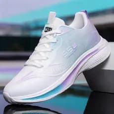 Sapatos femininos, novos tênis casuais versáteis para a primavera, tênis de corrida, tênis esportivos leves com solado m