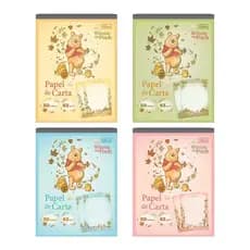 Papel de Carta Tilibra Pooh 50 Folhas 177x240mm