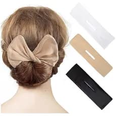 3 Peças Fabricante De Coque De Cabelo Profundo Para Twister , De Rosquinha Flexível , Clipes De Pão Modelador Preguiçoso