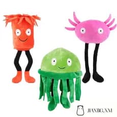 KinitoPet Plush Desktop Eletrônico Pet Doll Horror Games Boneca De Pelúcia Verde Cachorro De Pelúcia Pelúcia Que Respira