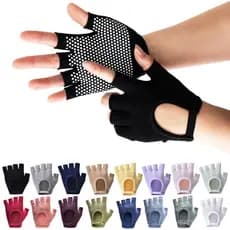 16 cores meio dedo luvas de Fitness feminino Barbell pote equipamento de levantamento ciclismo bicicleta de estrada Yoga