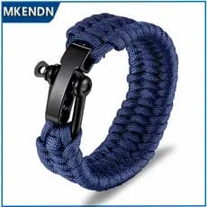Homens Pulseira Multi-Função Paracord De Sobrevivência Para Acampamento Ao Ar Livre Pulseiras De Emergência Mulheres