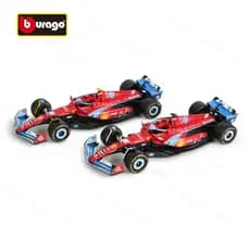 Bburago 1 : 43 2024 Ferrari SF24 Miami F1 Fórmula Racing Simulação Estática Diecast Alloy Model Car