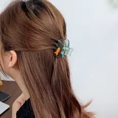 Grampos De Garra De Cabelo Com Padrão De Peixe Pequeno , Design Fofo , Antiderrapante , Inquebrável , Para Acessórios El