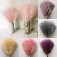 10PCS 45cm Simulação De Grama Pampas Reed Grass Home Acessórios Para Dormitórios Decoração De Casamento Fundo Foto Propu