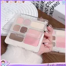 Paleta abrangente de balé rosa cremoso sombra paleta de oito cores paleta de bicho-da-seda de baixa duração saturado int