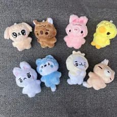 Kpop Idol Stray Kids Cute Cartoon Personagem Skzoo Fanmade Boneca De Pelúcia Recheada 10cm PLLT