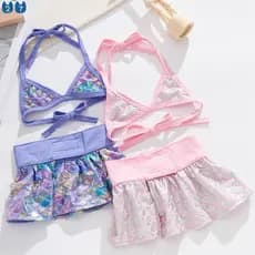 Conjunto De Biquíni De Roupas Para Animais De Estimação De Verão Cães E Gatos Praia VHMJ
