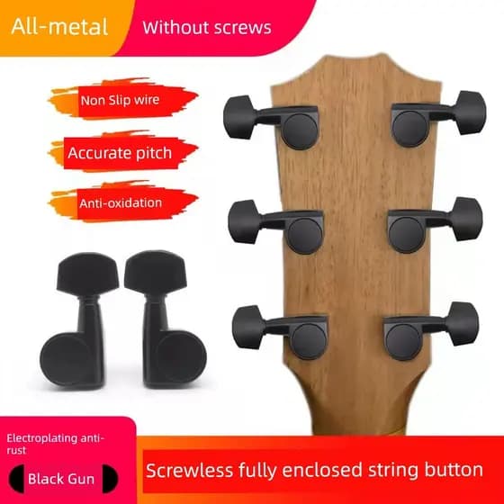 🔥 Acessórios de Afinação 🔥 tarraxas para violão e guitarra Hardware para Guitarra VENDA QUENTE Botão De Corda De Guita
