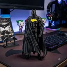boneco Miniatura Colecionável Batman para estantes e setup  miniatura boneco artesanal
