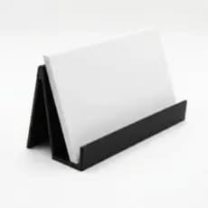 Suporte de Mesa Minimalista para Cartões de Visita