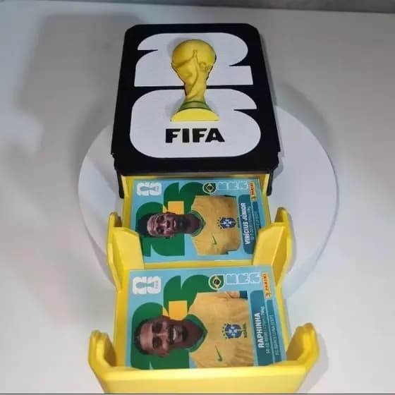 Porta figurinhas estilo gaveta