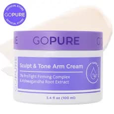 GOPURESculpt&ToneArmwith7%ProTightFirmingComplex&AshwagandhaRootExtractDailyHydratingMoisturizerforLooseRepair