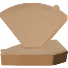 Itens descartáveis #   4 filtros de café cônicos, 100 folhas de papel de polpa de madeira não branqueada, compatíveis co