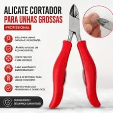 Alicate Profissional para unhas grossas Aço inox,podologia,pedicure,unha,encravadas,Alicate,cortador