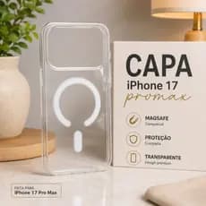 Capa,iPhone,17 pro Max,Capa magnética,iPhone 17 pro,Anti Impactos,Capa premium,capa,tpu,transparente,proteção,camera