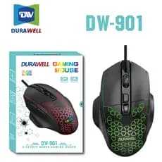 Mouse Gamer com Fio Durawell 7 Botões 3200 dpi DW-901/PROMOÇÃO