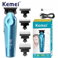 Aparador De Acabamento Profissional Kemei KM-264 Sem Fio Recarregável 6500RPM