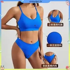 Sutiã De Suporte Sem Fio Tri fil Plus Size Com Decote Em V , Copos Acolchoados , Alças Removíveis Finas E Macias