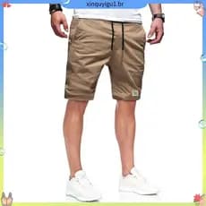 Kit 3 Bermudas Masculinas Moletom Algodão Confortáveis